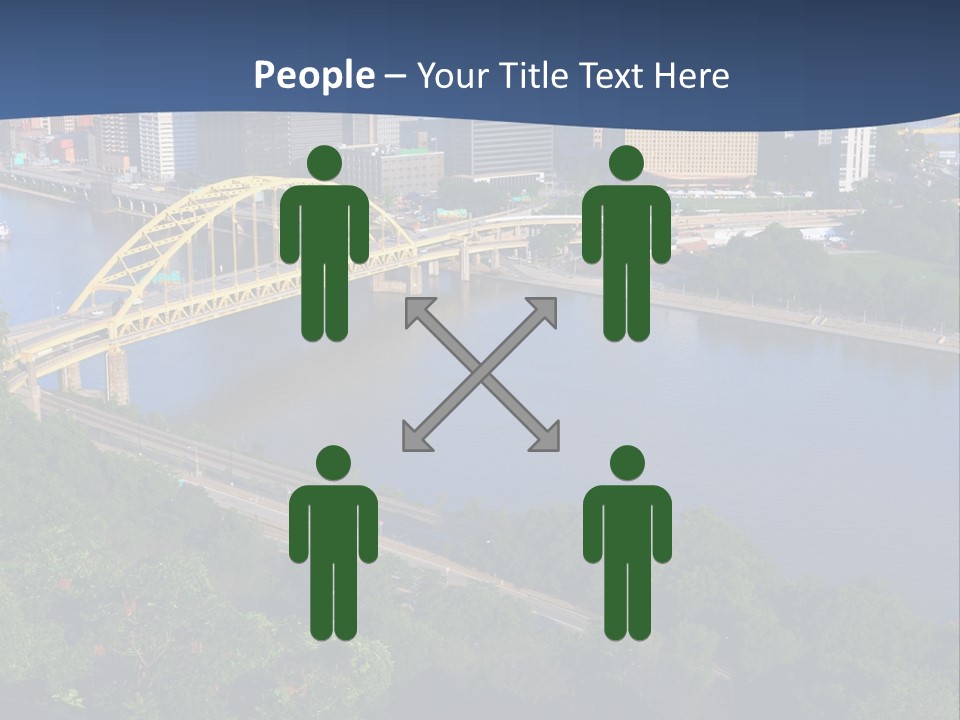 Pennsylvania Skyscraper Bridge PowerPoint Template