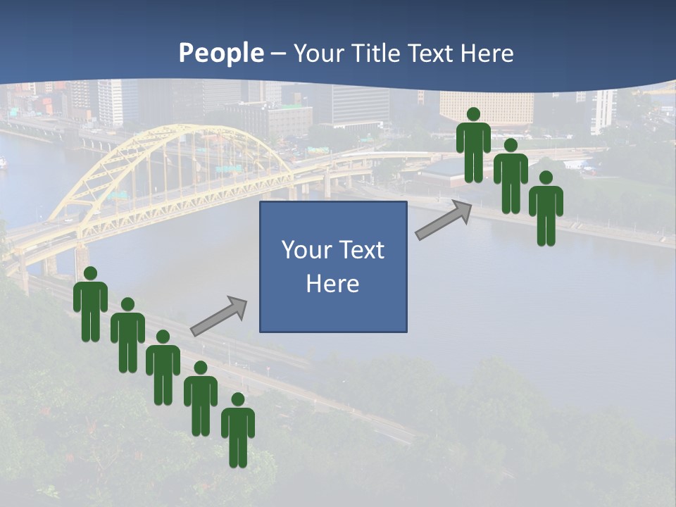 Pennsylvania Skyscraper Bridge PowerPoint Template
