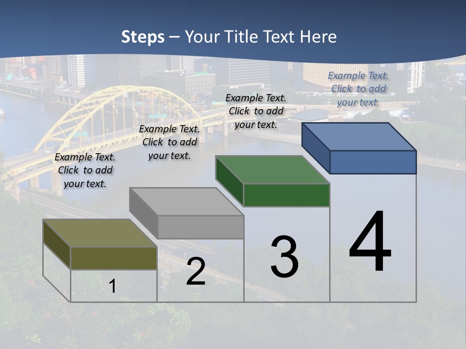 Pennsylvania Skyscraper Bridge PowerPoint Template