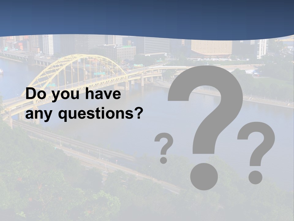 Pennsylvania Skyscraper Bridge PowerPoint Template