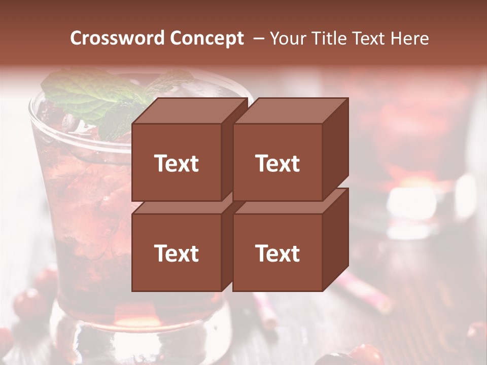 Alcoholic Liquid Food PowerPoint Template