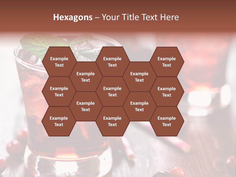 Alcoholic Liquid Food PowerPoint Template