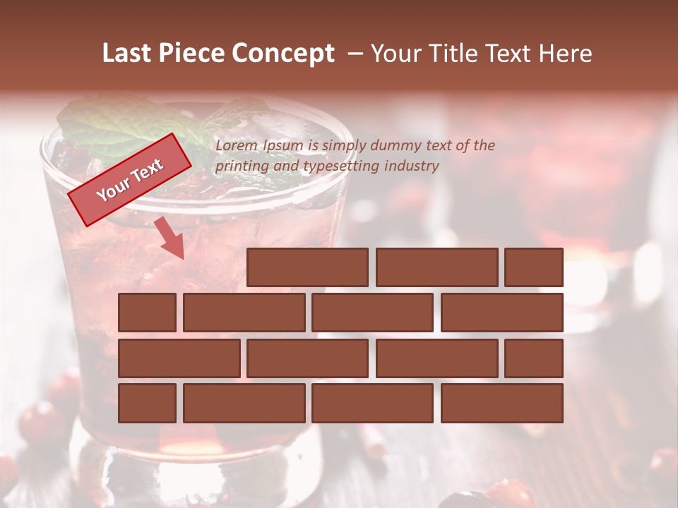 Alcoholic Liquid Food PowerPoint Template