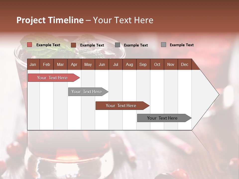 Alcoholic Liquid Food PowerPoint Template
