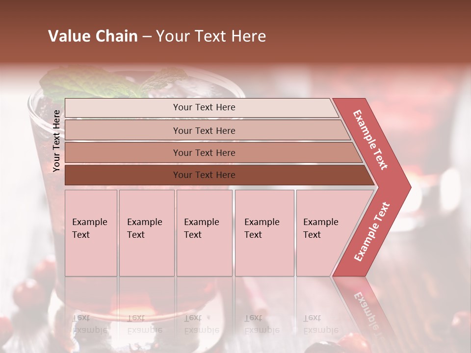 Alcoholic Liquid Food PowerPoint Template