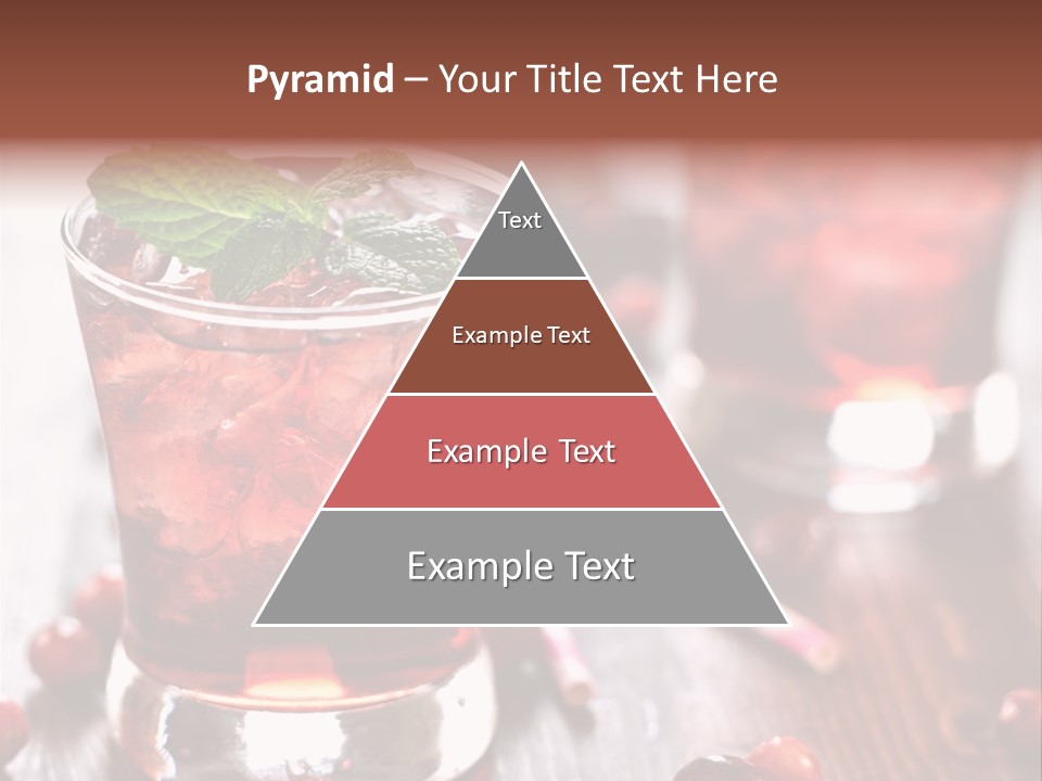 Alcoholic Liquid Food PowerPoint Template