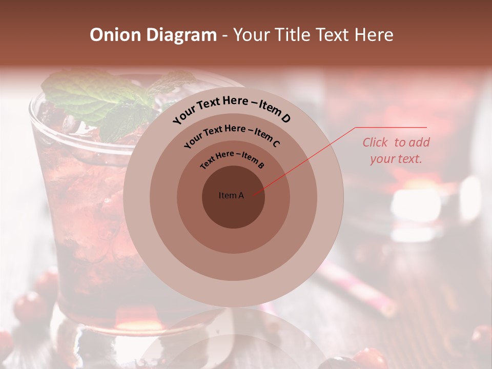 Alcoholic Liquid Food PowerPoint Template