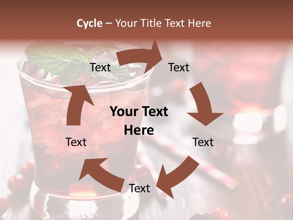 Alcoholic Liquid Food PowerPoint Template