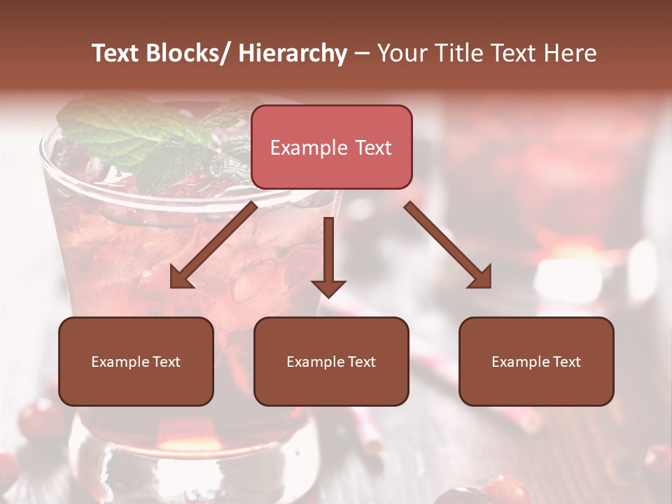 Alcoholic Liquid Food PowerPoint Template
