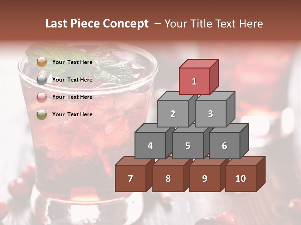 Alcoholic Liquid Food PowerPoint Template