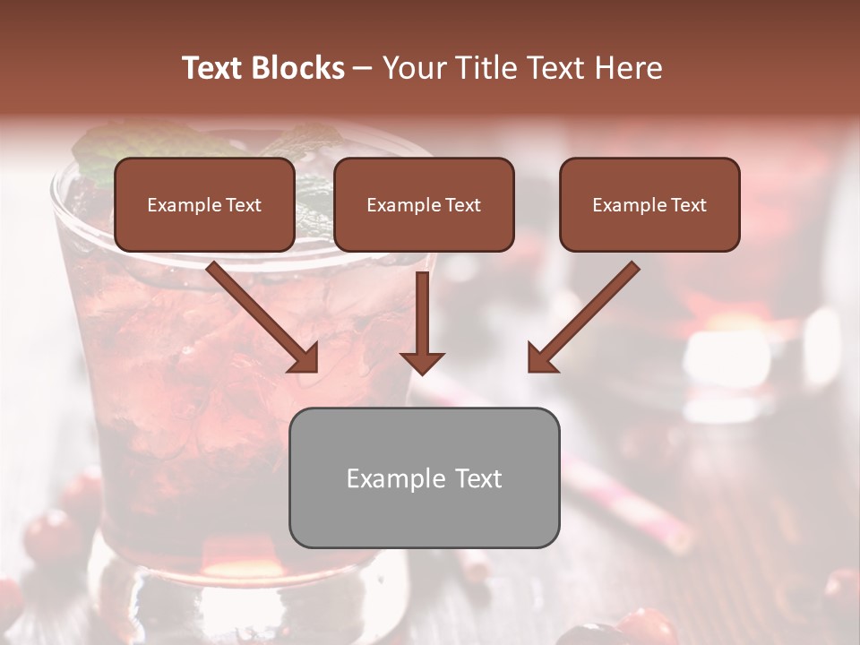 Alcoholic Liquid Food PowerPoint Template