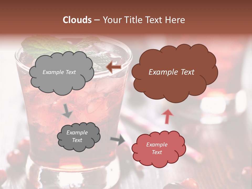Alcoholic Liquid Food PowerPoint Template