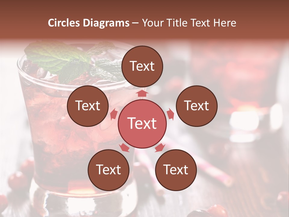 Alcoholic Liquid Food PowerPoint Template