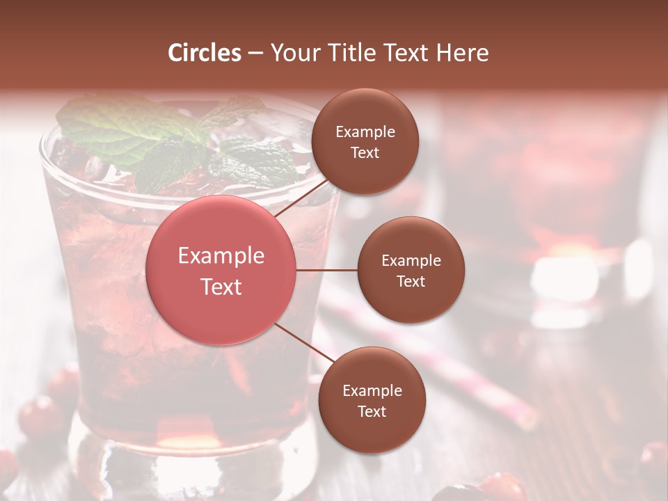 Alcoholic Liquid Food PowerPoint Template