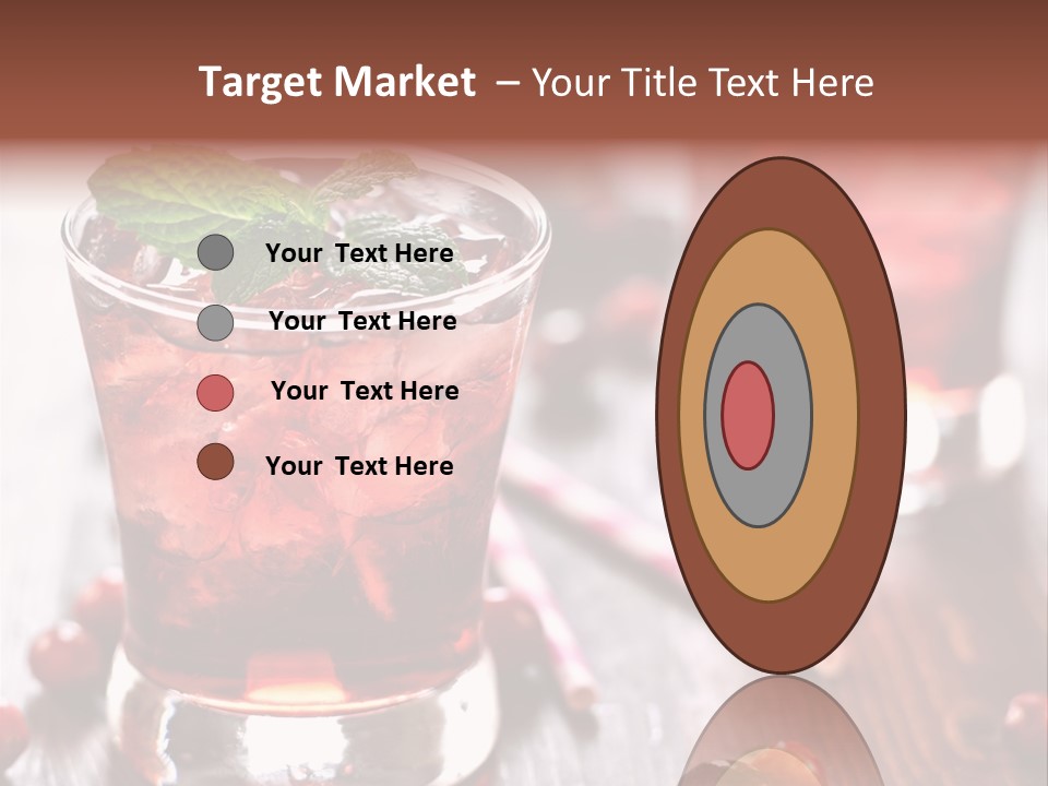 Alcoholic Liquid Food PowerPoint Template