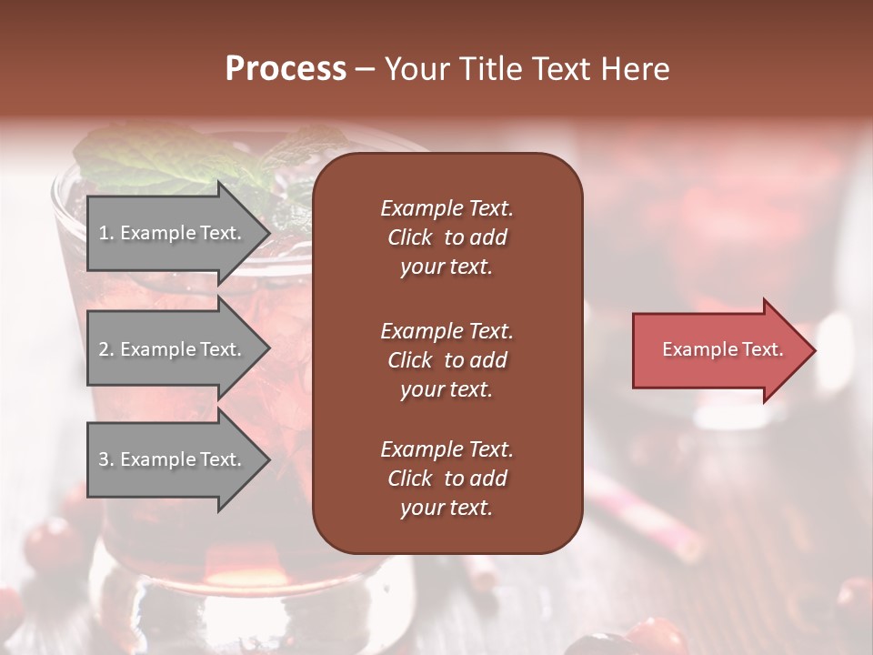 Alcoholic Liquid Food PowerPoint Template