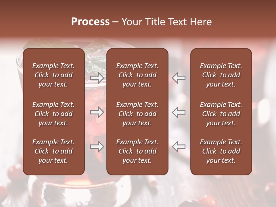 Alcoholic Liquid Food PowerPoint Template
