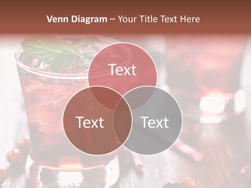 Alcoholic Liquid Food PowerPoint Template