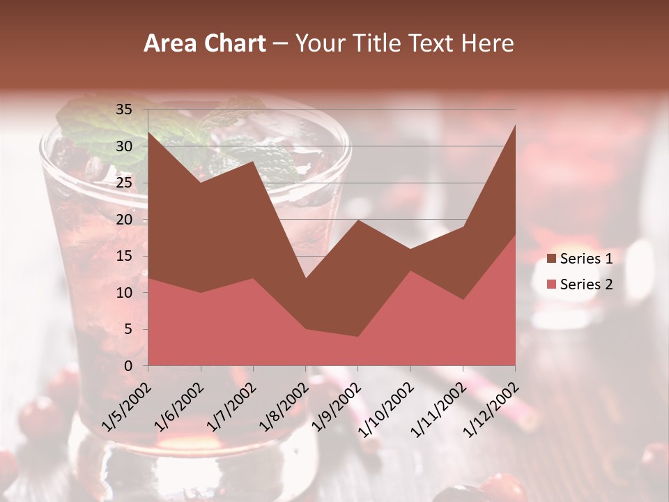 Alcoholic Liquid Food PowerPoint Template