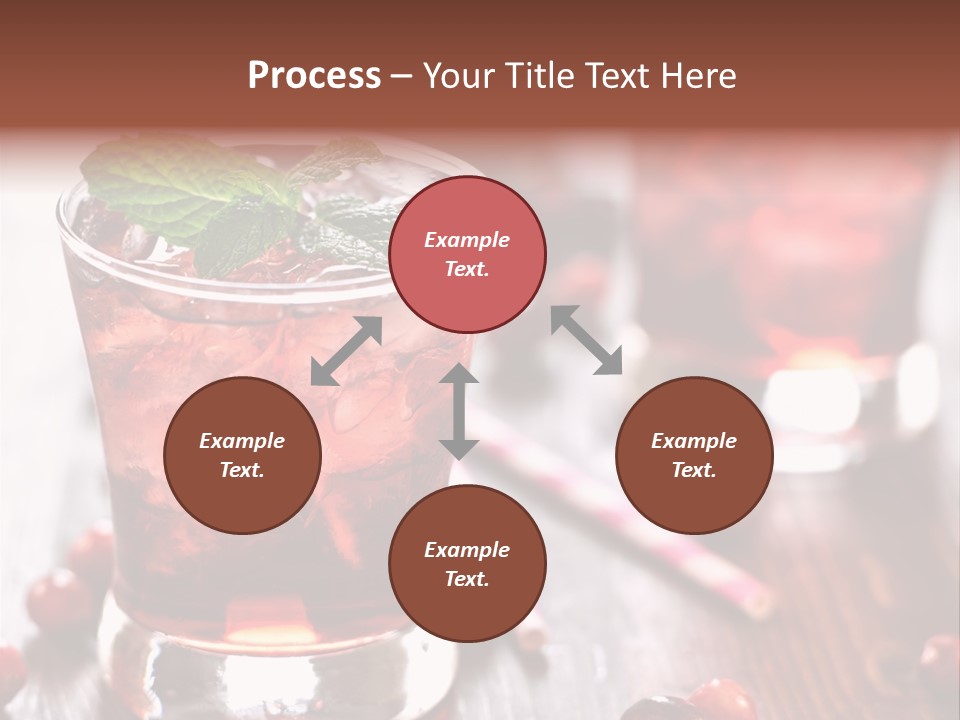 Alcoholic Liquid Food PowerPoint Template
