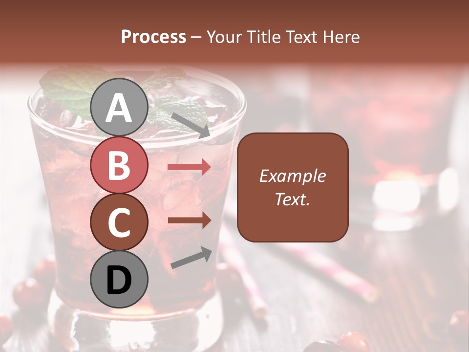 Alcoholic Liquid Food PowerPoint Template