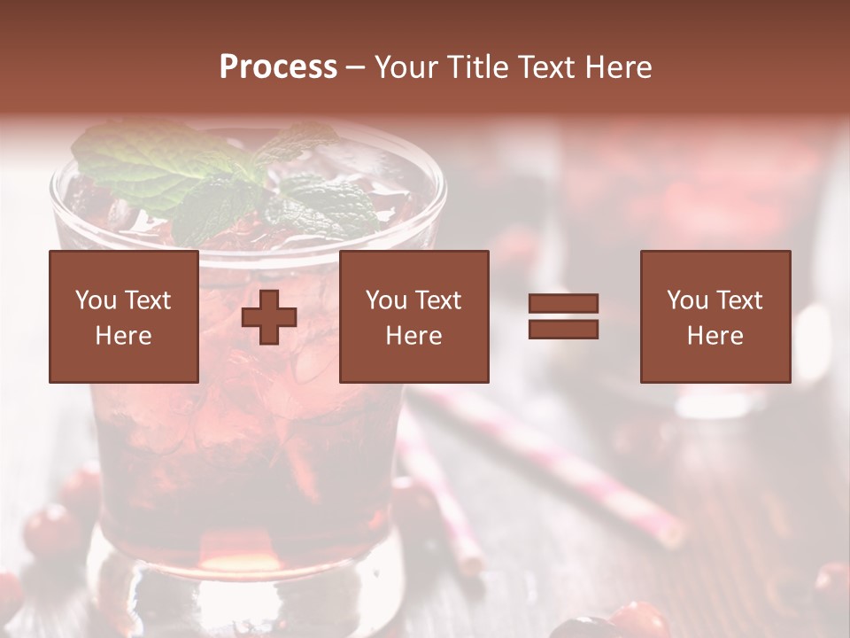Alcoholic Liquid Food PowerPoint Template