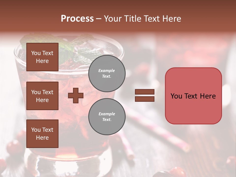 Alcoholic Liquid Food PowerPoint Template