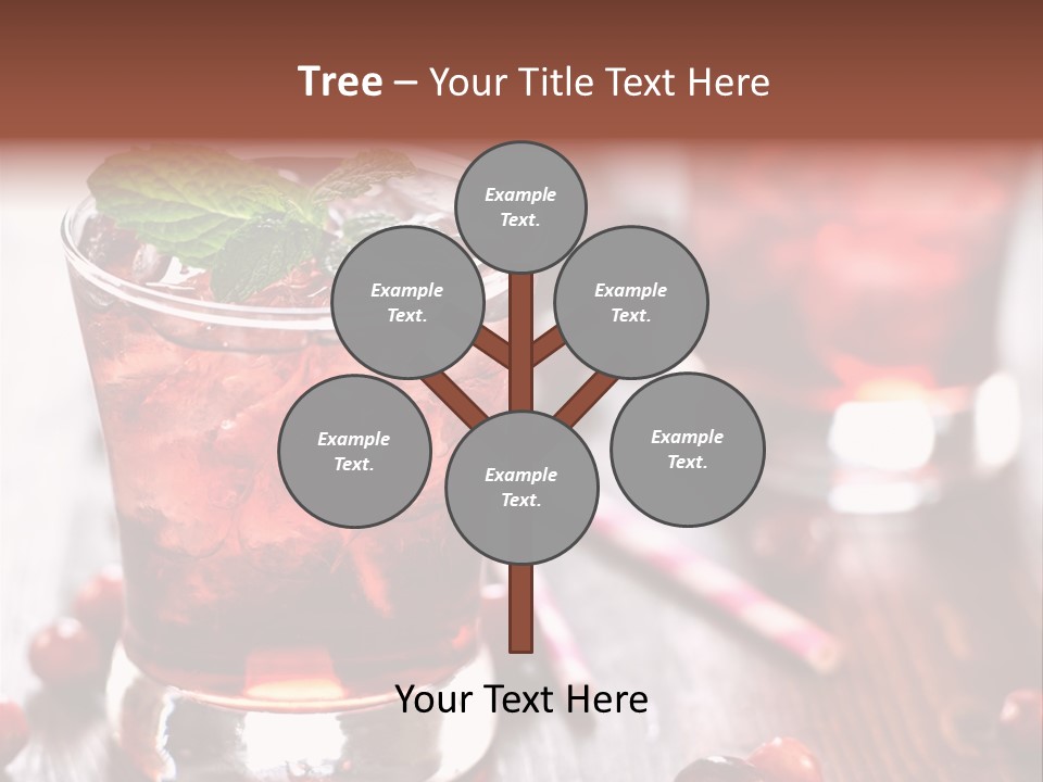 Alcoholic Liquid Food PowerPoint Template