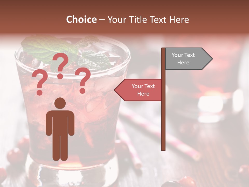 Alcoholic Liquid Food PowerPoint Template