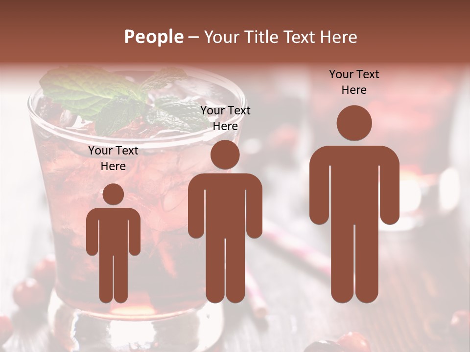 Alcoholic Liquid Food PowerPoint Template