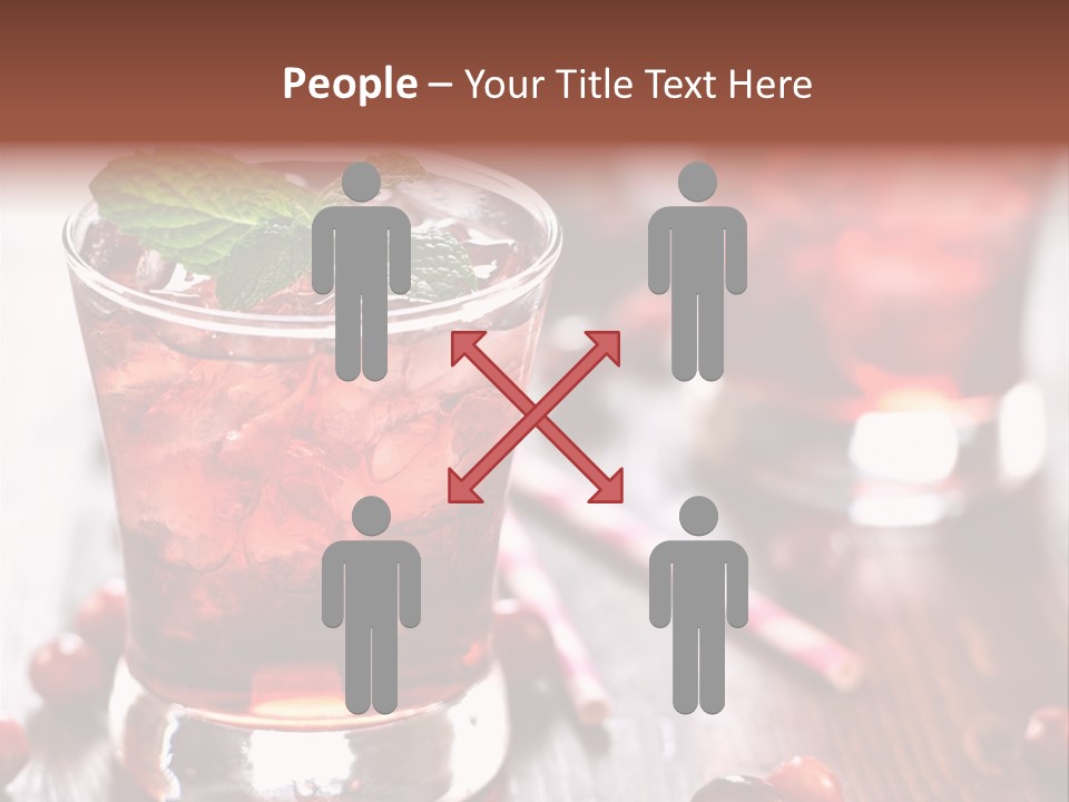 Alcoholic Liquid Food PowerPoint Template