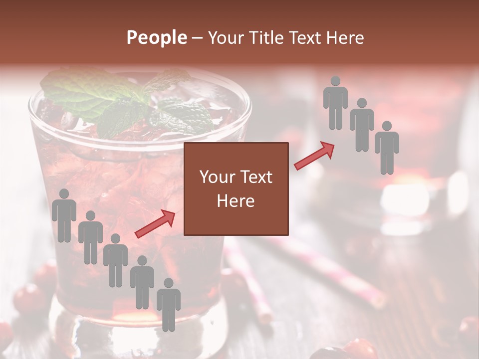 Alcoholic Liquid Food PowerPoint Template