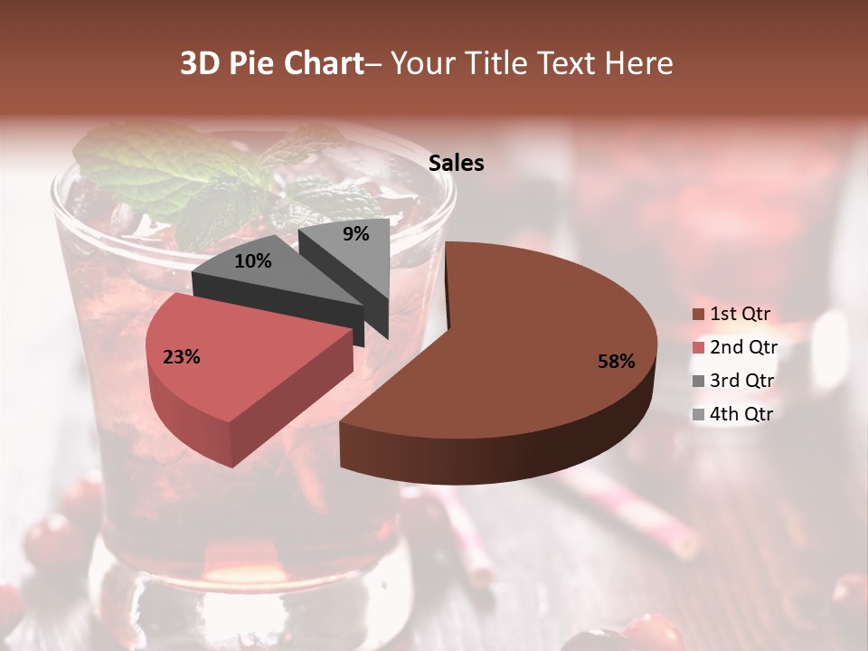 Alcoholic Liquid Food PowerPoint Template
