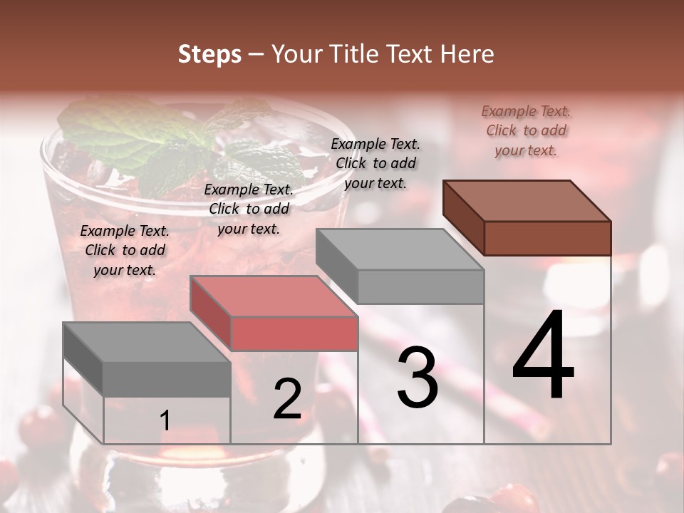 Alcoholic Liquid Food PowerPoint Template