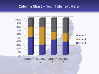 Flag Success European Union PowerPoint Template