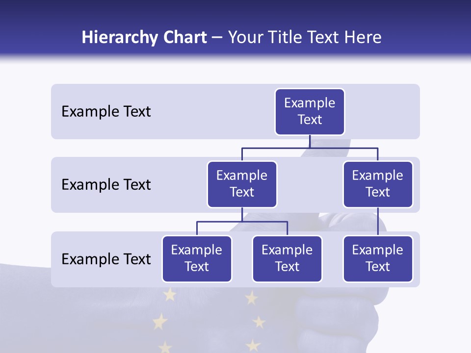 Flag Success European Union PowerPoint Template