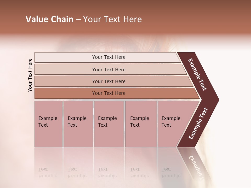 Young Eyelashes Woman PowerPoint Template