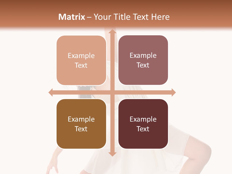 Performer Stretching Aerobics PowerPoint Template