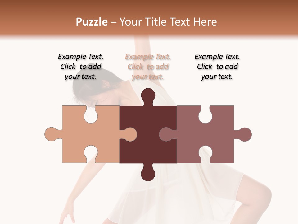 Performer Stretching Aerobics PowerPoint Template