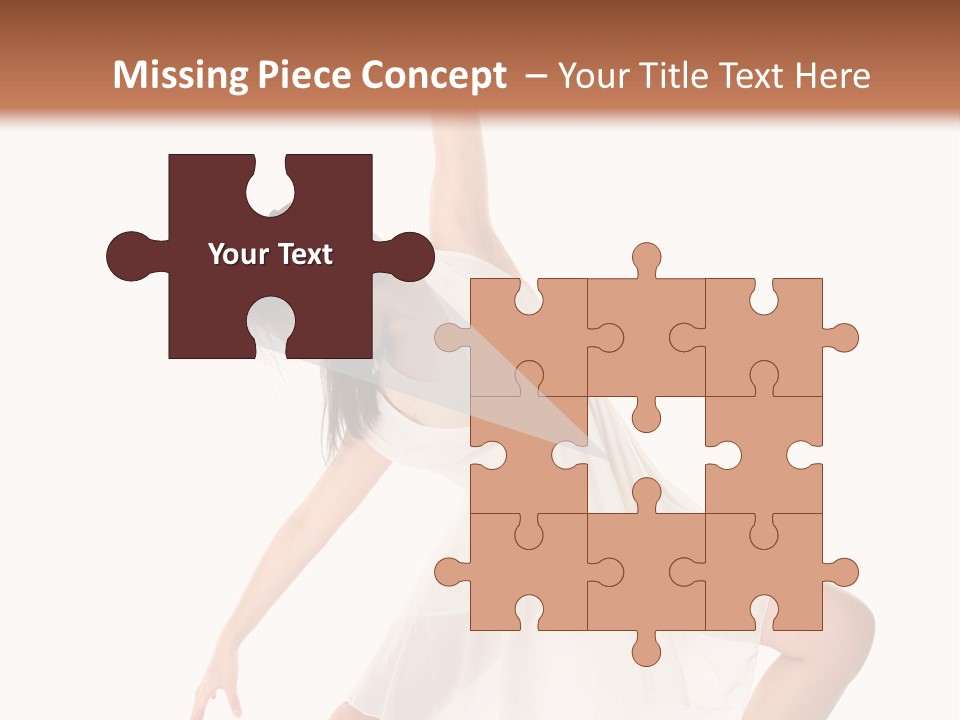 Performer Stretching Aerobics PowerPoint Template