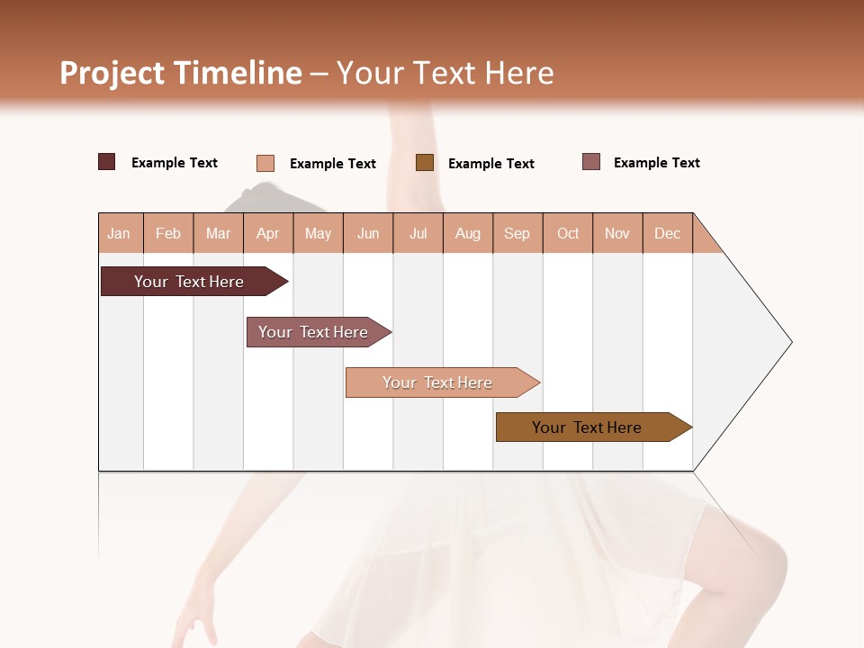 Performer Stretching Aerobics PowerPoint Template