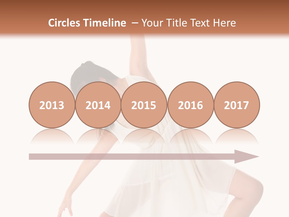 Performer Stretching Aerobics PowerPoint Template