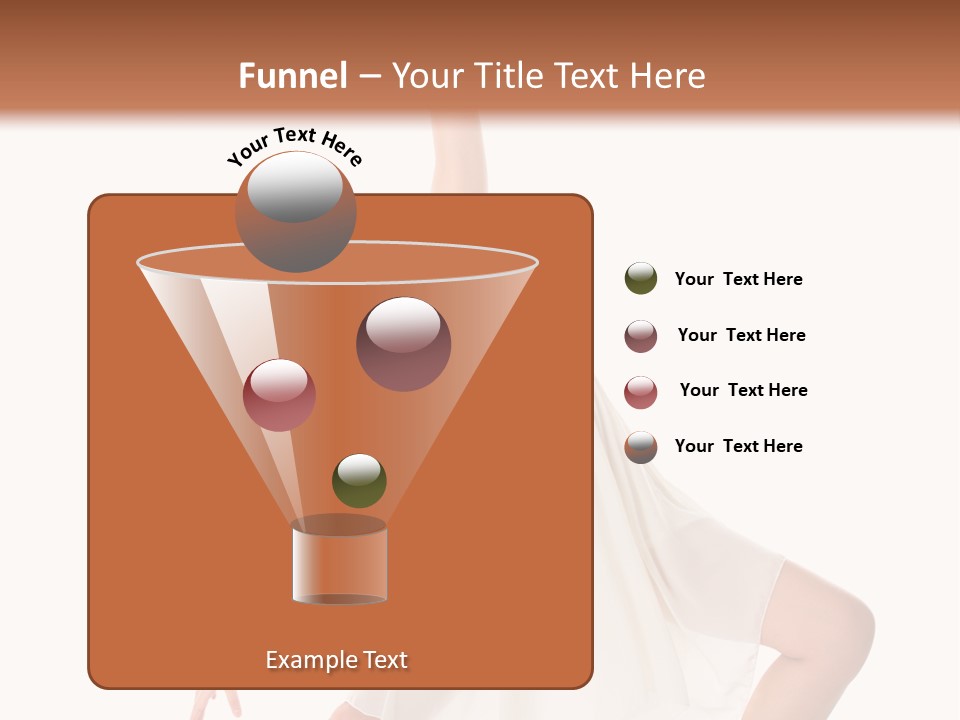 Performer Stretching Aerobics PowerPoint Template