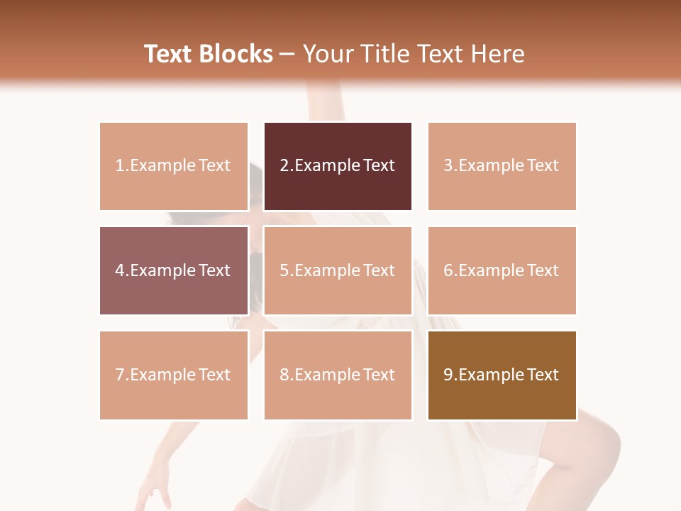 Performer Stretching Aerobics PowerPoint Template