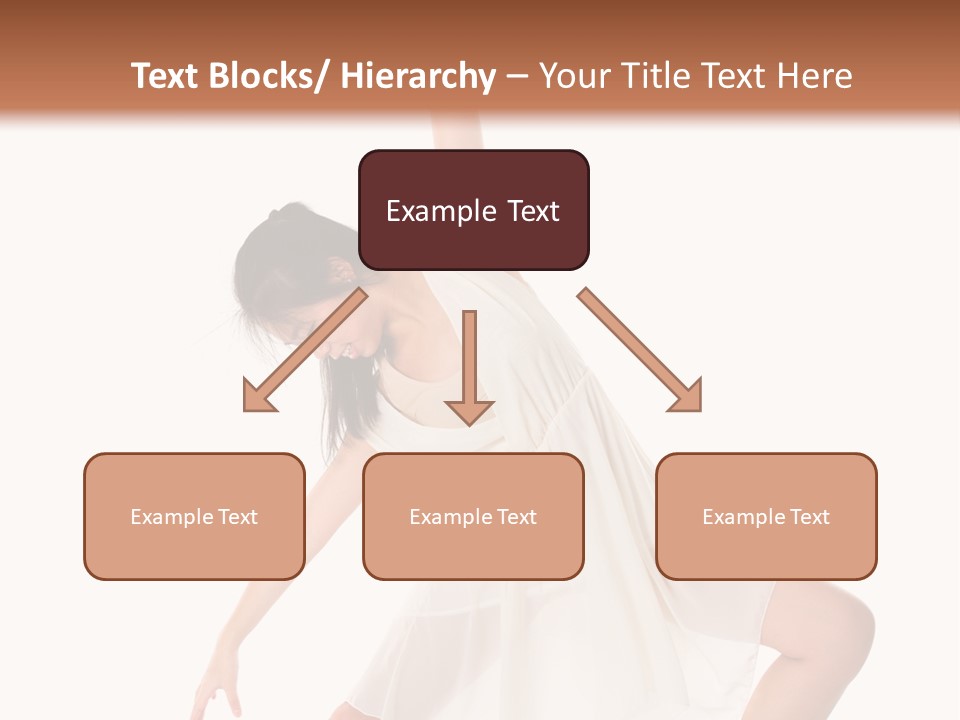 Performer Stretching Aerobics PowerPoint Template