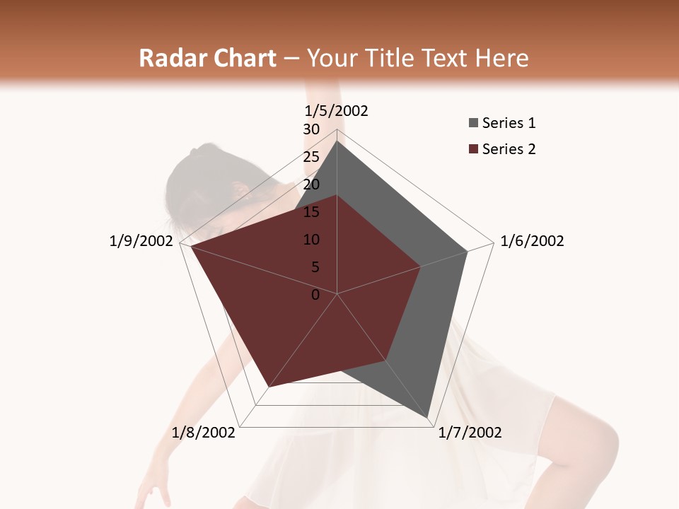 Performer Stretching Aerobics PowerPoint Template