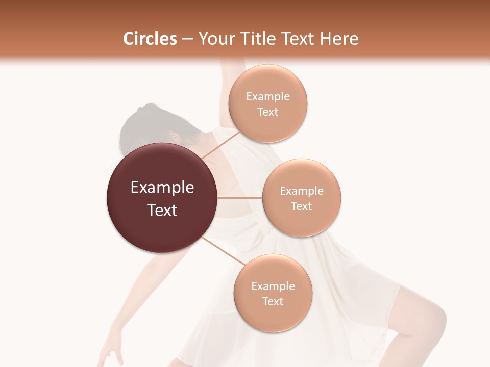 Performer Stretching Aerobics PowerPoint Template