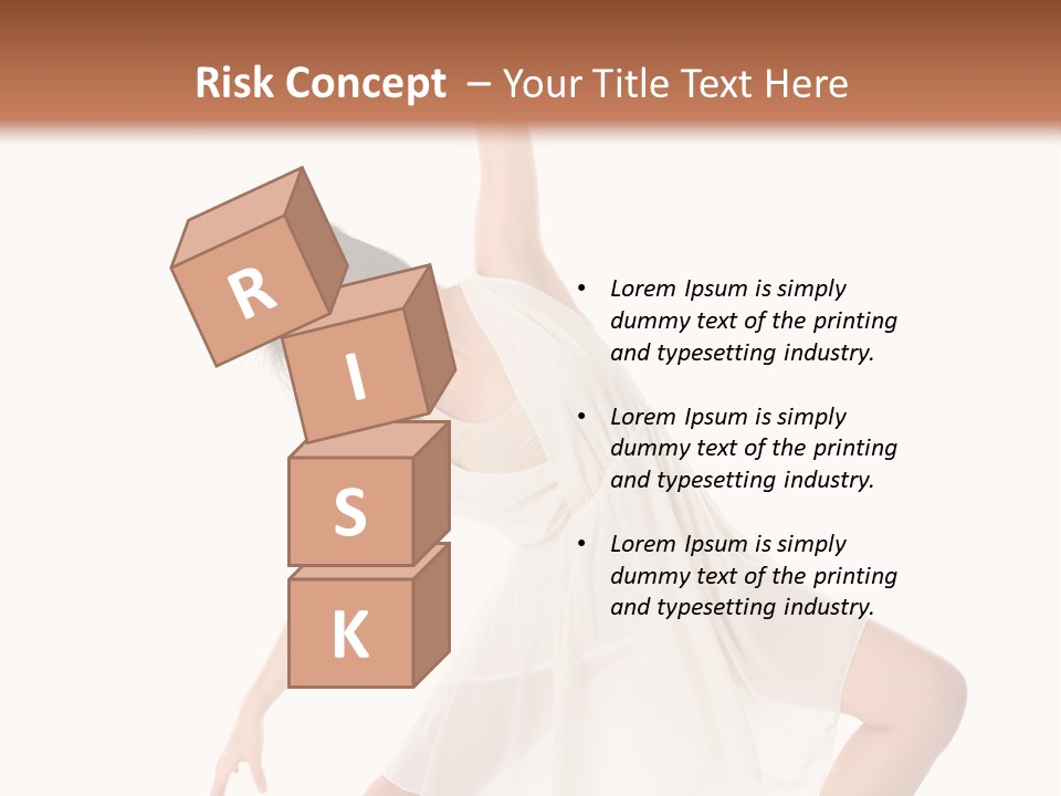 Performer Stretching Aerobics PowerPoint Template