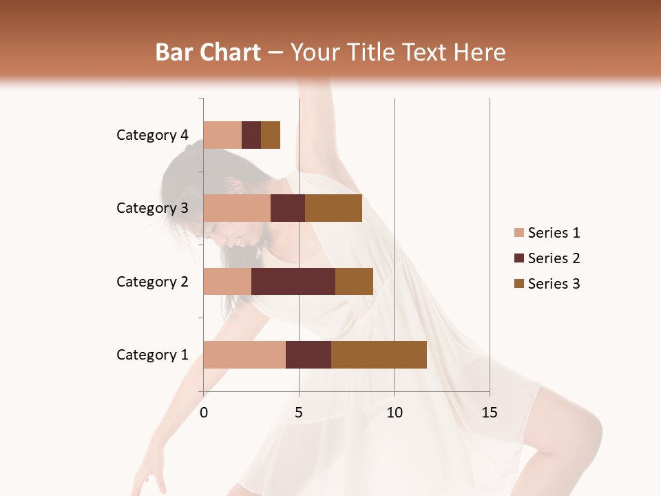 Performer Stretching Aerobics PowerPoint Template