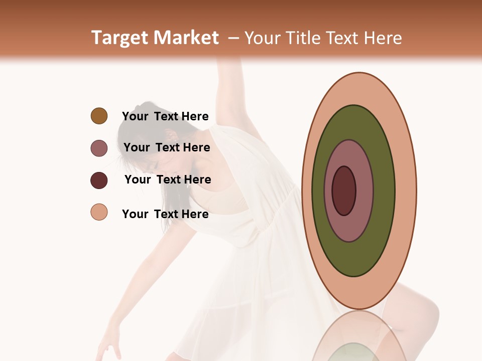 Performer Stretching Aerobics PowerPoint Template